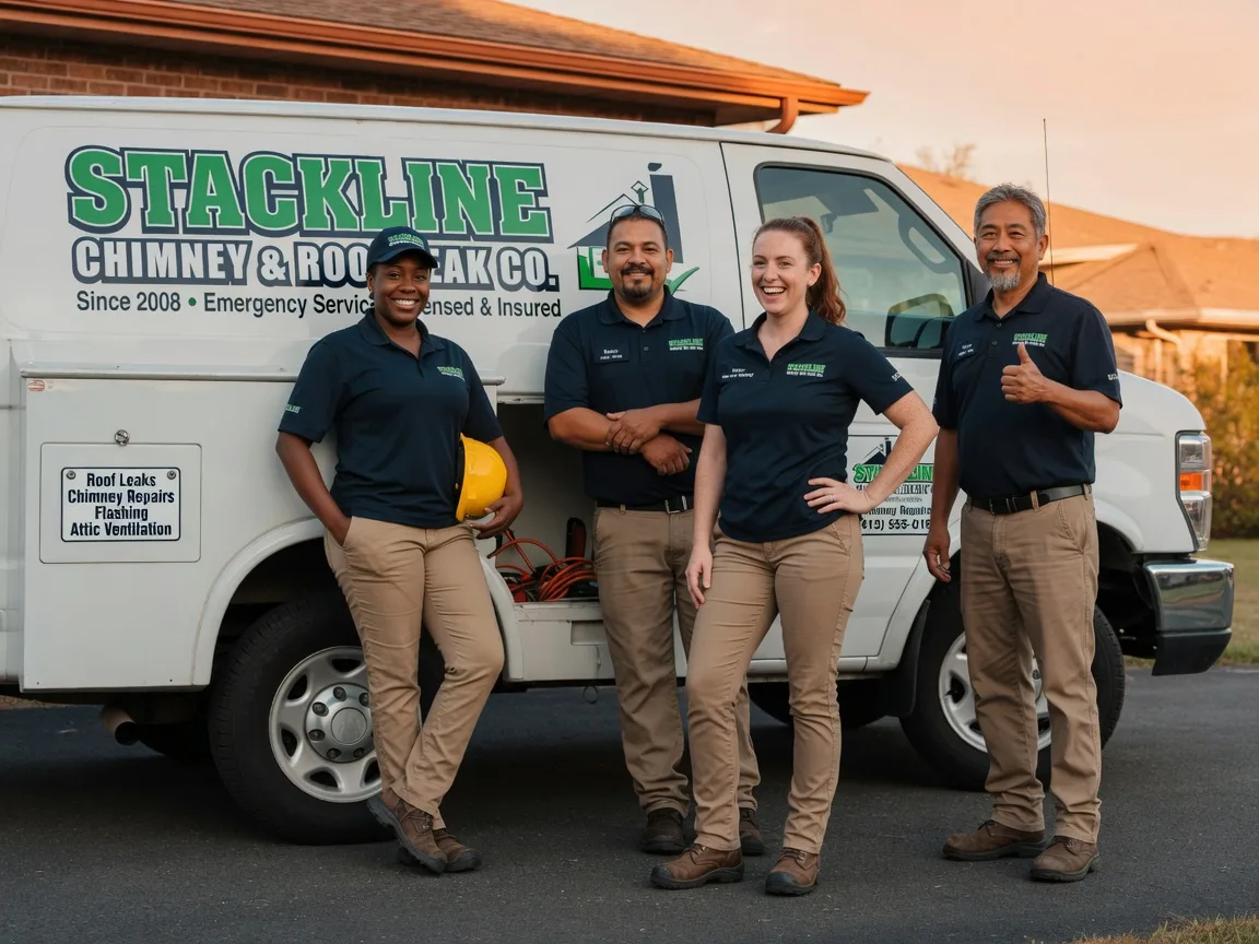 Chimney flashing repair company in Fostoria, MI